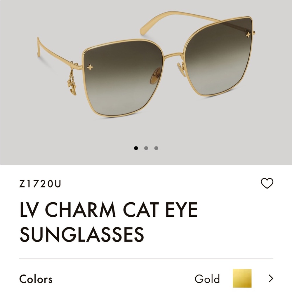 ❤️ SOLD ❤️2022 Authentic Louis Vuitton Charm Sunglasses